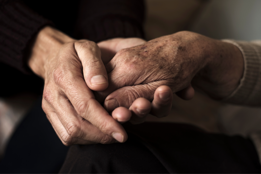 aged care - elderly hands