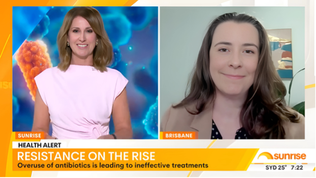 Dr Danielle McMullen on Sunrise 