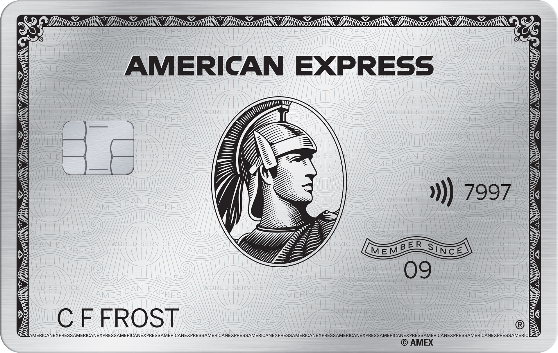 AMEX Plat card