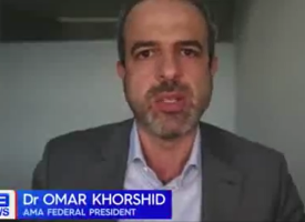Dr Omar Khorshid on Channel 9 News
