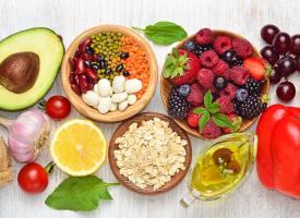 variety of food on a table