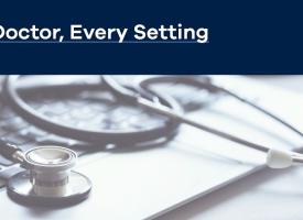 stethoscope on keyboard