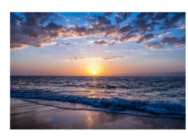 Beach sunset