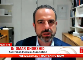 Dr Omar Khorshid on Sunrise to discuss the Sydney COVID-19 outbreak