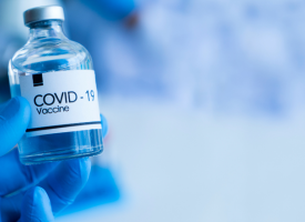 Vial of vaccine