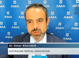 AMA President Dr Omar Khorshid at Senate Select Committee, COVID-19