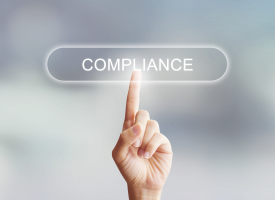 Compliance written on screen