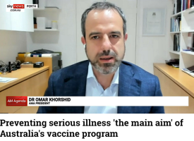 Dr Omar Khorshid on Sky News