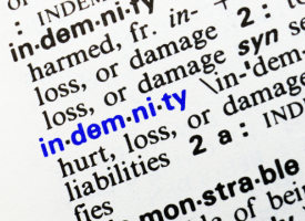 indemnity wording 