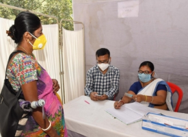 Clinic in India (courtesy of UNICEF)