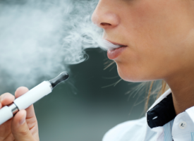 Person vaping 