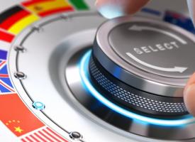 select language dial