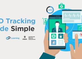 Graphic denoting tracker app 
