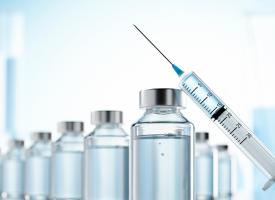 syringe and vials