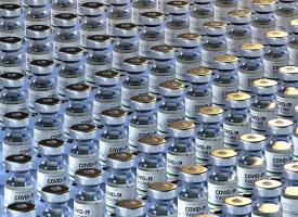 many COVID injection vials