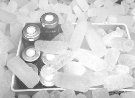 box full of vials