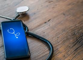 phone and stethoscope
