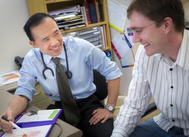 GP with patient
