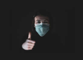 Face with mask