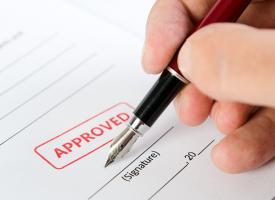 doctor signing form