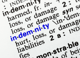 The word indemnity