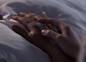 holding hands
