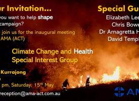 Launch of AMA ACT Climate Change and Health Special Interest Group