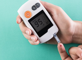 Finger prick test