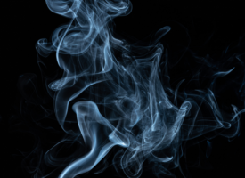 Image of smoke on dark background