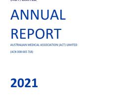 ACT Annual Report 2021 Cover Page