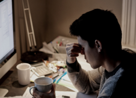 Stressed student