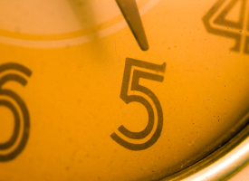 five o'clock