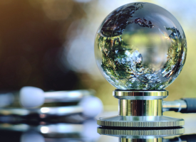 stethoscope and globe