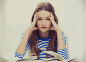 Anxious student
