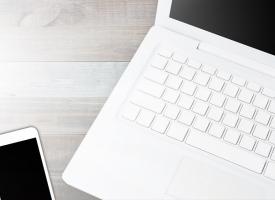 phone and laptop