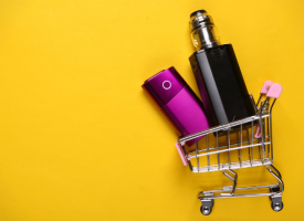 vapes in trolley 