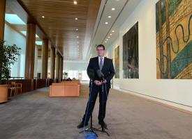 Professor Steve Robson at Parliament House 