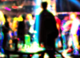 Blurred image of party