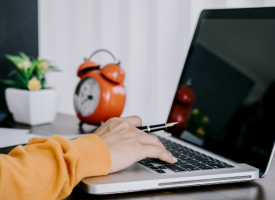 Person using computer