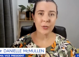 AMA Vice President Dr Danielle McMullen on Nine's Today Extra