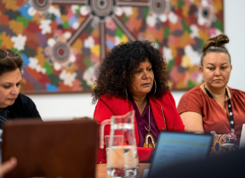 Dr Simone Raye and Senator Malarndirri McCarthy