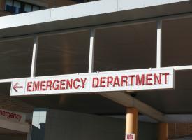 hospital emergency department entrance 