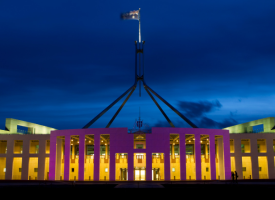 Canberra at night