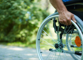 Person in wheelchair