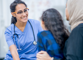 doctor and patients