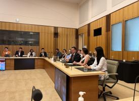 AMA President Professor Steve Robson speaking at an event at Parliament House