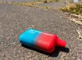 Image of discarded single use vape