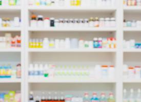 Image of pharmacy products on shelves