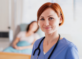 Private hospital room