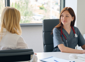 GP with patient